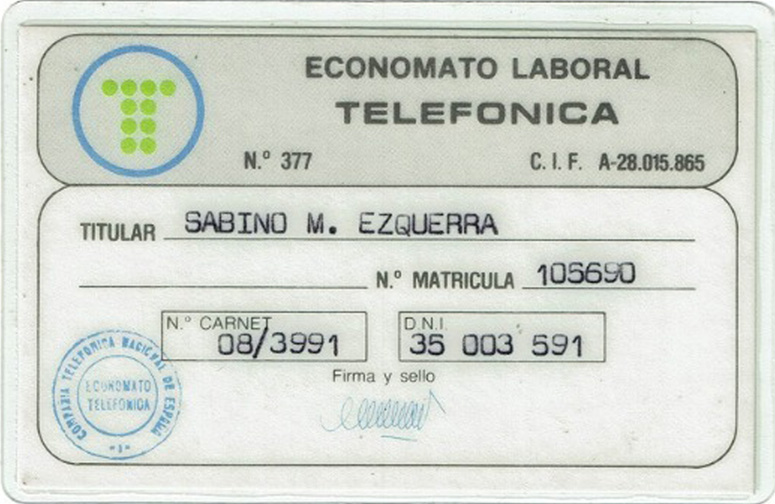 Carnet del Economato