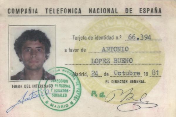 Carnet de Empleado (10/1981)