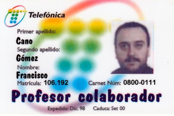 Carnet de Profesor Colaborador