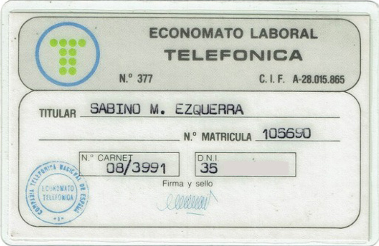 Carnet del Economato