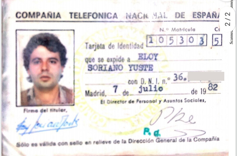 Carnet Empleado (07/1982)
